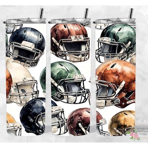 Football Helmets 20oz straight wrap, PNG, Sublimation digital download, 20oz Tumbler wrap, tumbler png, Football  png, Football png, sports