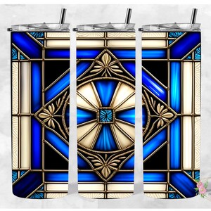 Police colored tumbler