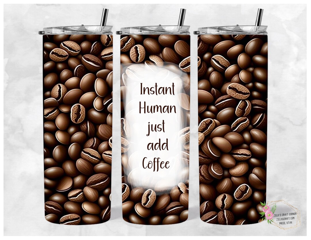 Coffee 20 Oz Skinny Straight Tumbler Wrap, Png Digital Download, Png 20 ...
