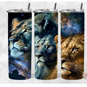 Lion family 20 oz Skinny Tumbler Wrap, PNG, Digital Download, Sunflower 20 oz Tumbler wrap png, Sunflower lovers 20oz Tumbler download wrap