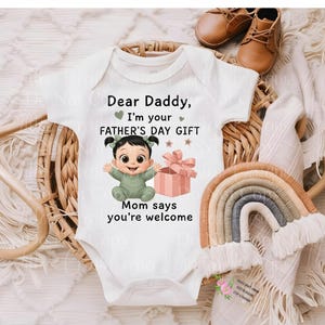 Querido papai, eu sou seu presente de dia dos pais, amor, mamãe, sublimação, PNG, download digital instantâneo, 300dpi, macacão infantil png, png infantil, macacão
