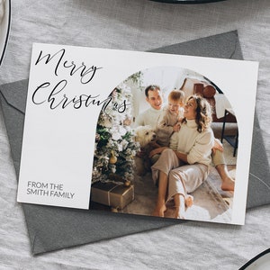 Modello di biglietto di auguri carino con foto 2023 con download digitale Cartolina di Natale divertente #072