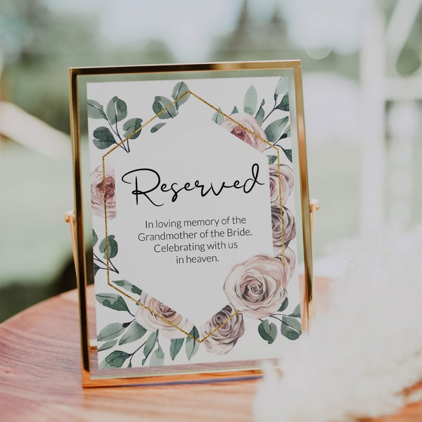 Save a Seat Someone in Heaven Wedding - Etsy