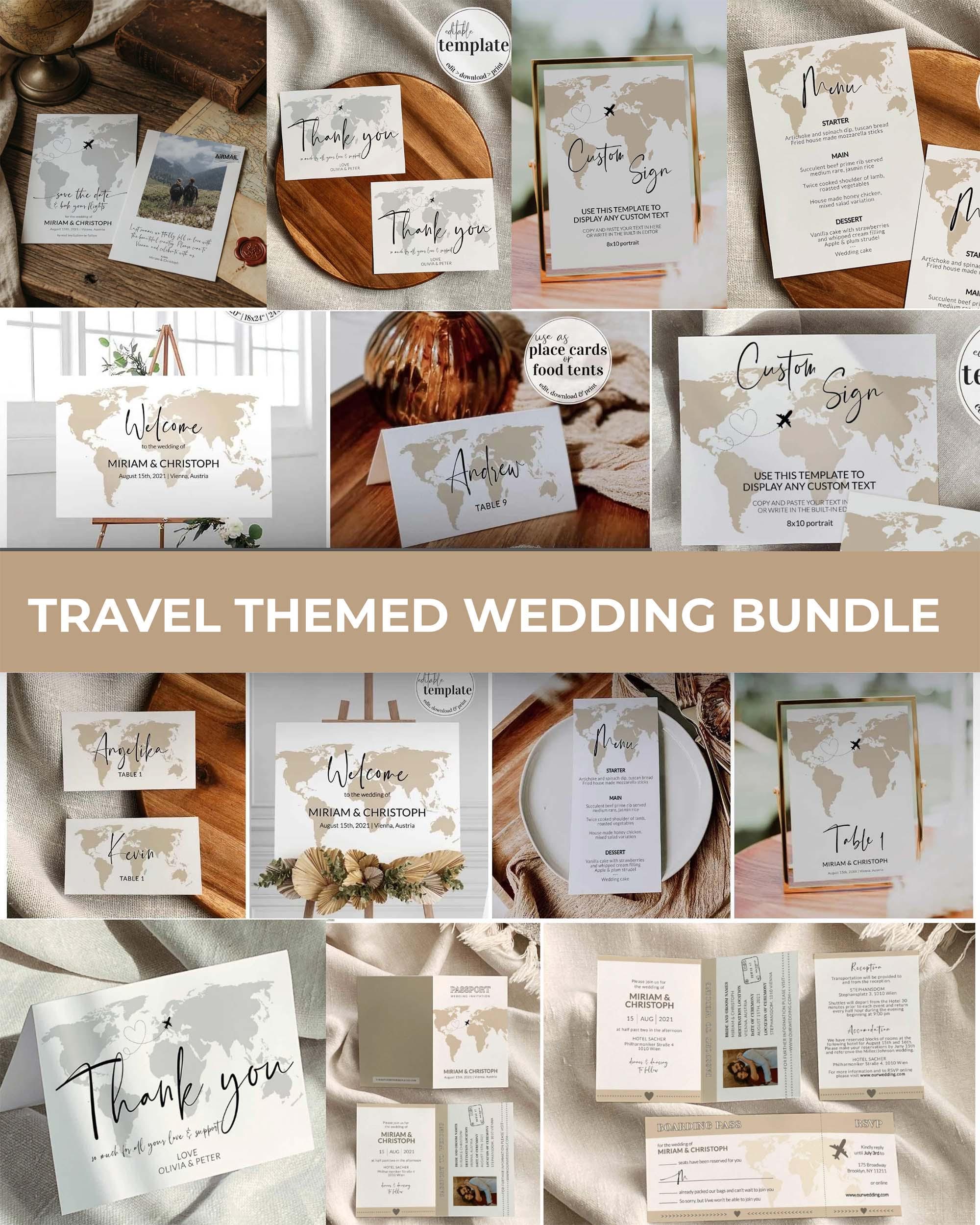 Destination Wedding Stationery Bundle
