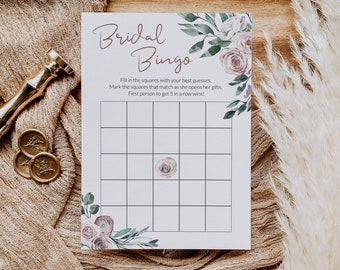 Mädels Nachtspiele Bingo, Brautparty, Junggesellinnenabschied Rosa #075