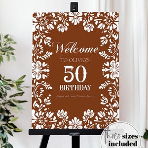 Cielito Lindo Birthday Welcome Sign Papel Picado Decorations Sign Vintage Mexican Party Decor Talavera Barro Cielito Lindo Template #067