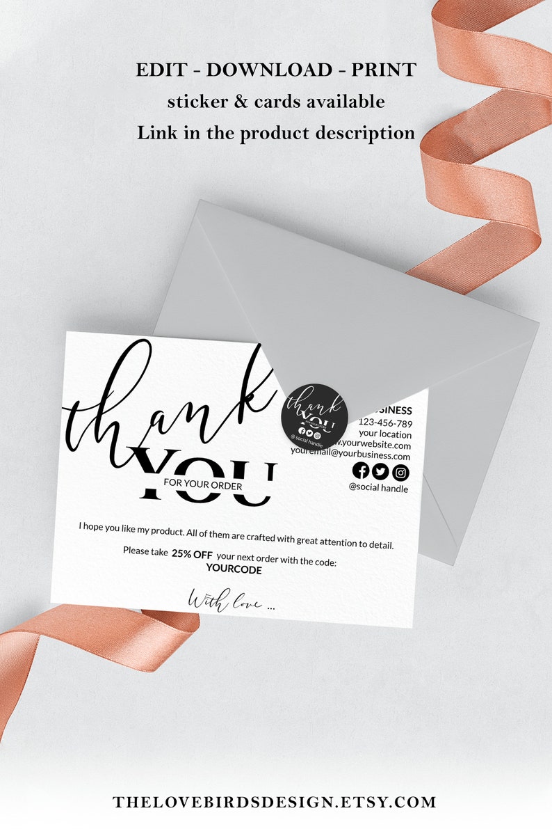 Gift Certificate Template Printable Small Business Gift Card - Etsy