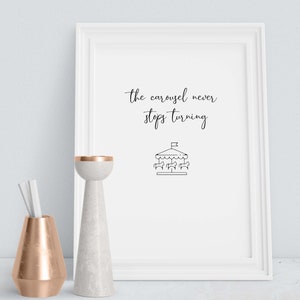 Grey's Anatomy Carousel Quote, the Carousel Never Stops Turning ...