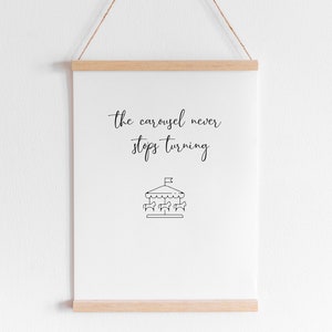 Grey's Anatomy Carousel Quote, the Carousel Never Stops Turning ...