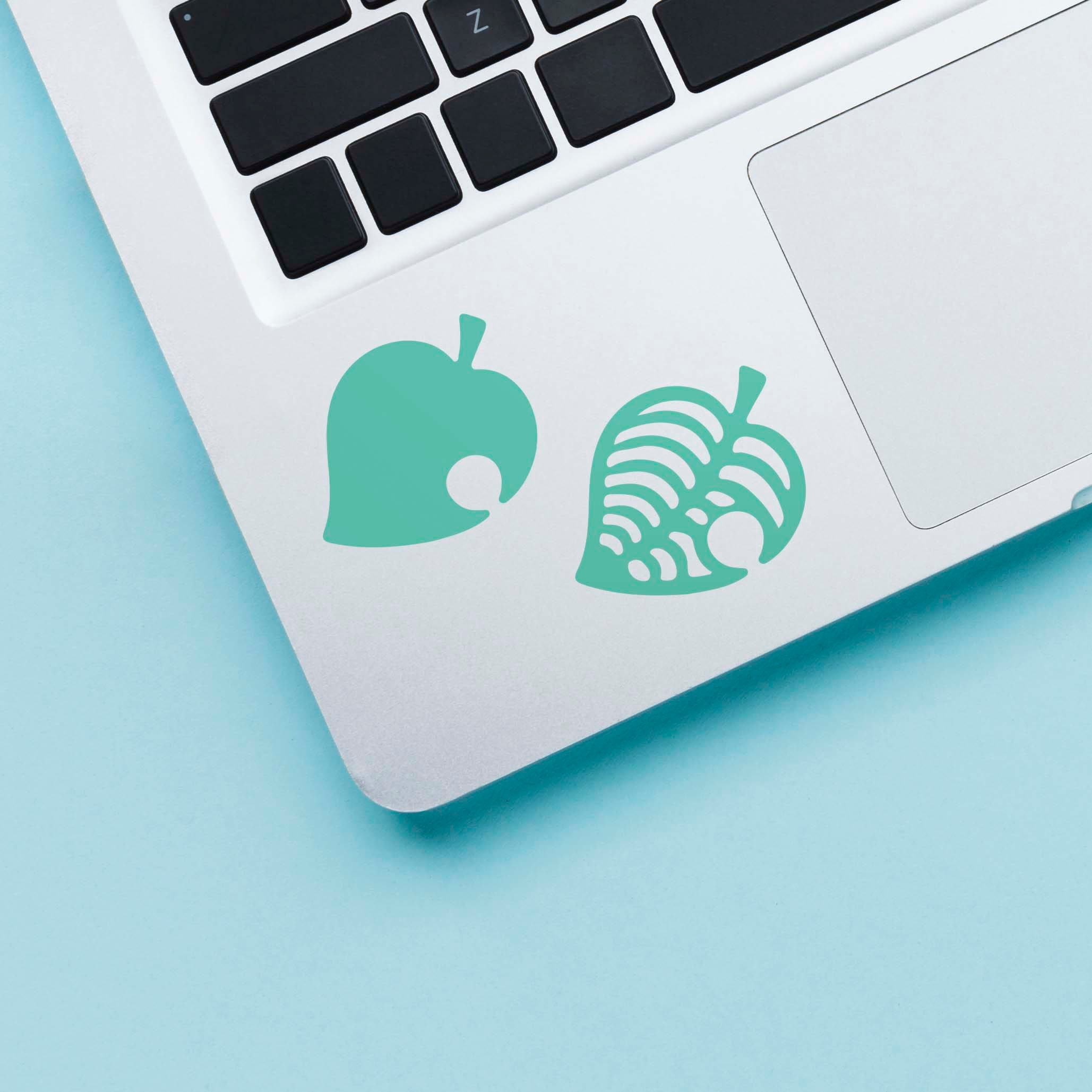 Botanical Leaf Vinyl Decal Stickers, Animal Crossing Stickers, Switch…