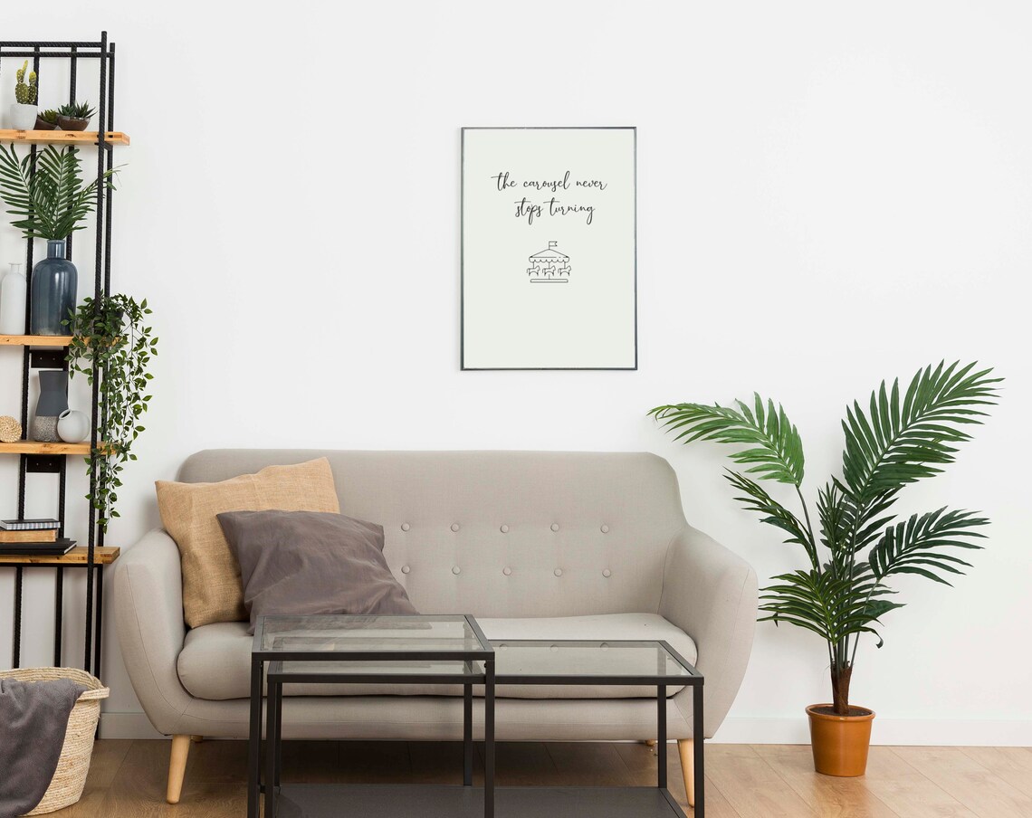 Grey's Anatomy Carousel Quote the Carousel Never Stops | Etsy Canada