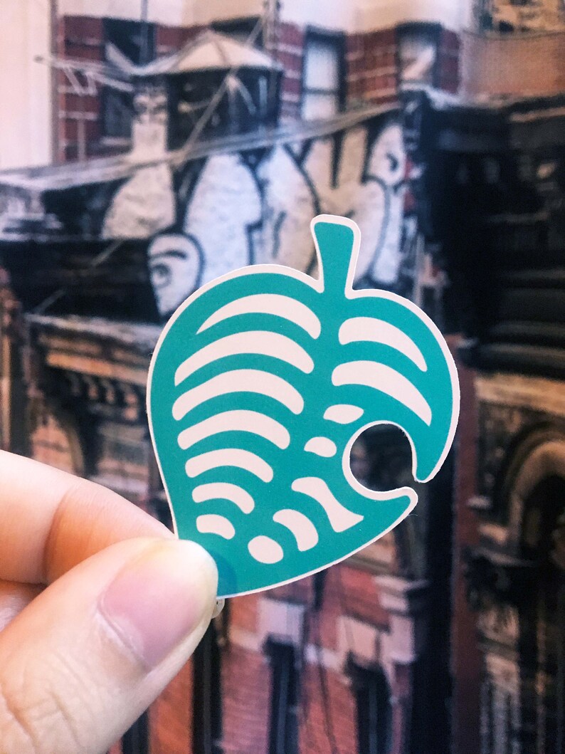 Botanical Leaf Sticker ACNH Leaf Monstera Laptop Sticker | Etsy Canada