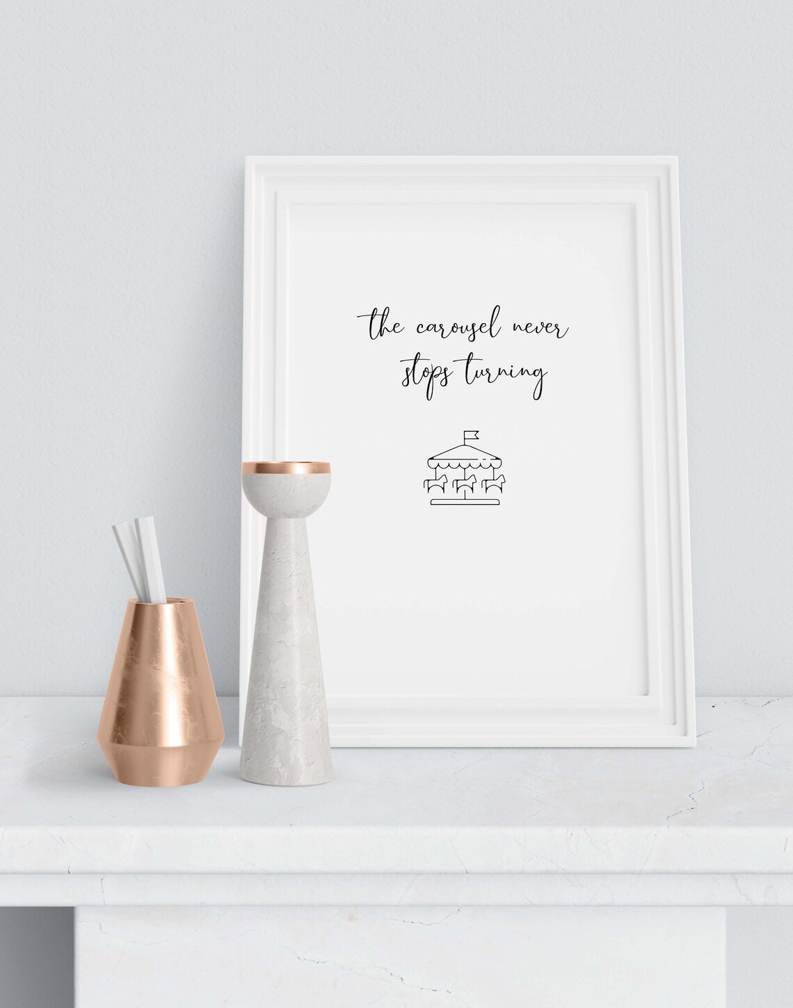 PDF Greys Anatomy Carousel Quote the Carousel Never Stops - Etsy