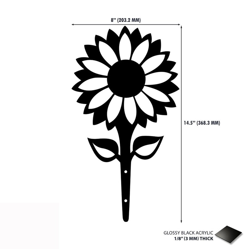 Sunflower Peeker Outdoor Patio Garden Design Fence Ornament Etsy