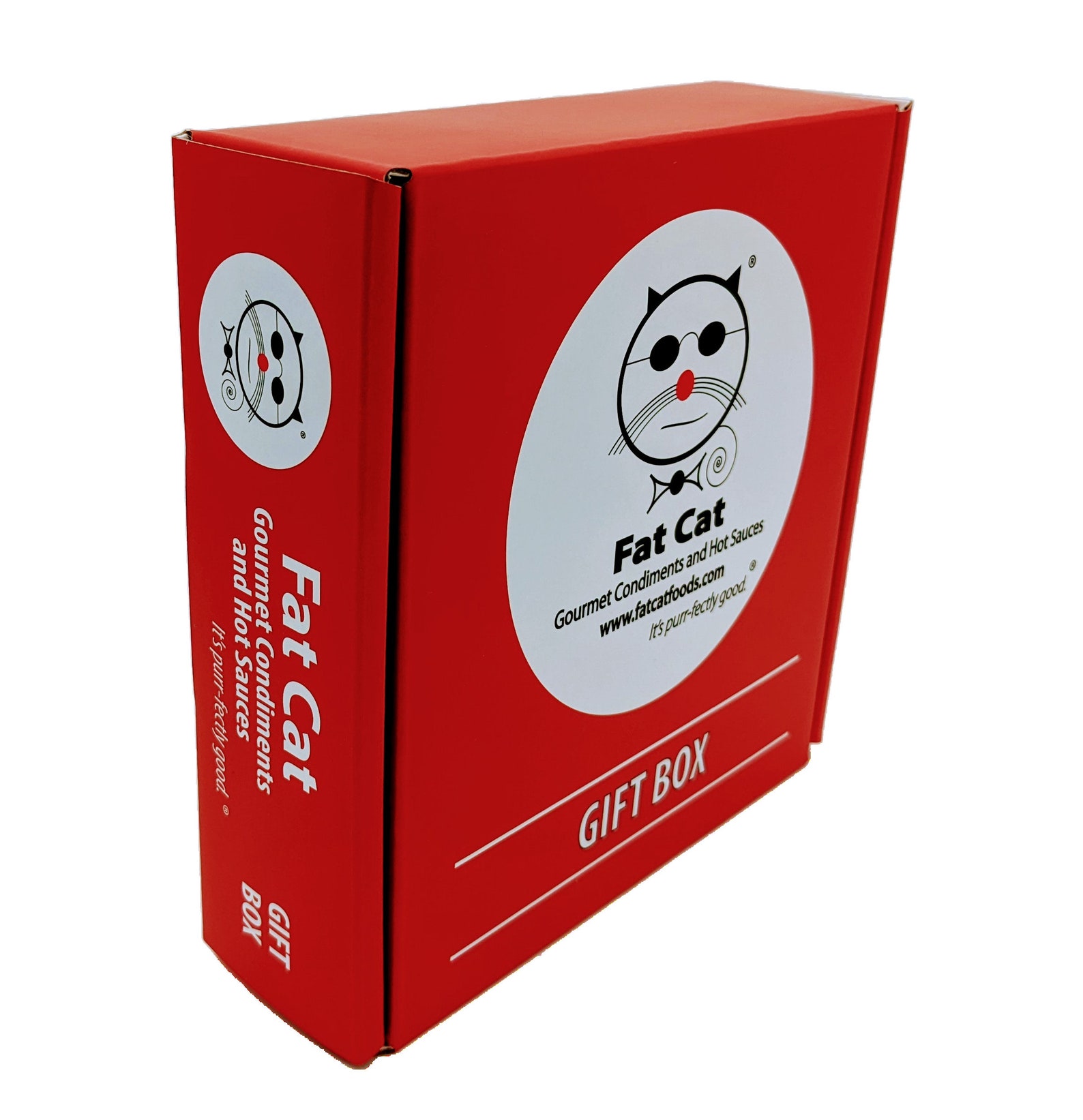 Hot Sauce Gift Box Set by Fat Cat Gourmet 3 Bottles Our Etsy