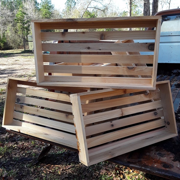 Cedar Planting Trays