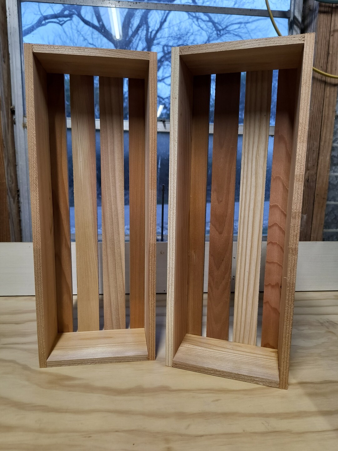 Custom Long Deep Cedar Humidor Trays set of 2 Etsy