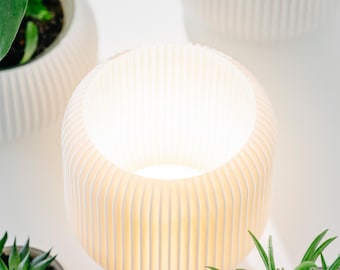 Lampe 71L01.WHITE / kabellos und berührungsempfindlich / ohne Kabel / tragbar / einzigartiges Design / bestes Geschenk für Designliebhaber