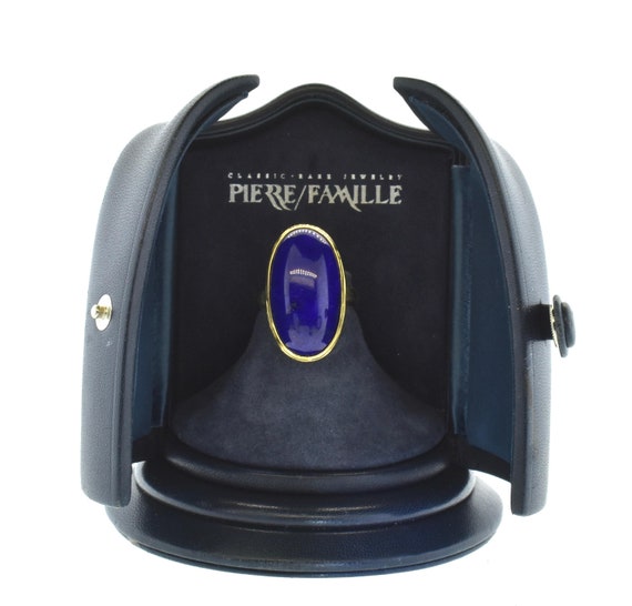 Fine Large Lapis Displaying a Vivid Deep Blue & Y… - image 7