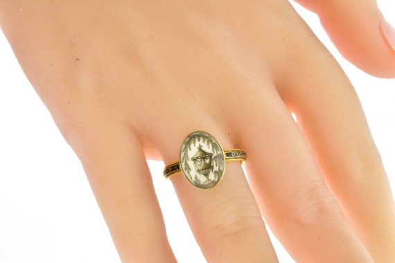 Antique Georgian Memorial Ring, c. 1780 - image 10