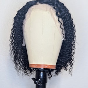 12-Inch Jheri Curly Glueless Wig - 13x4 HD Lace, Pre-Plucked Hairline, Natural Look & Comfort, Ready to Wear