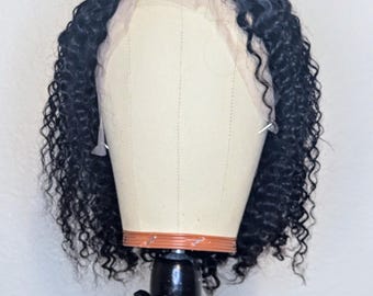 12-Inch Jheri Curly Glueless Wig - 13x4 HD Lace, Pre-Plucked Hairline, Natural Look & Comfort, Ready to Wear