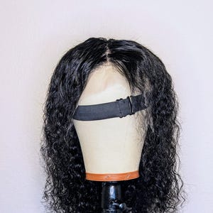 16-Inch Water Wave Glueless Wig | 13x4 HD Lace Frontal | Pre-Plucked Hairline | Natural & Flawless | Perfect for Everyday Wear