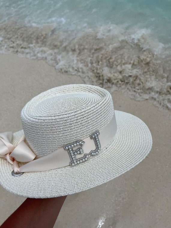 Personalised sales beach hat