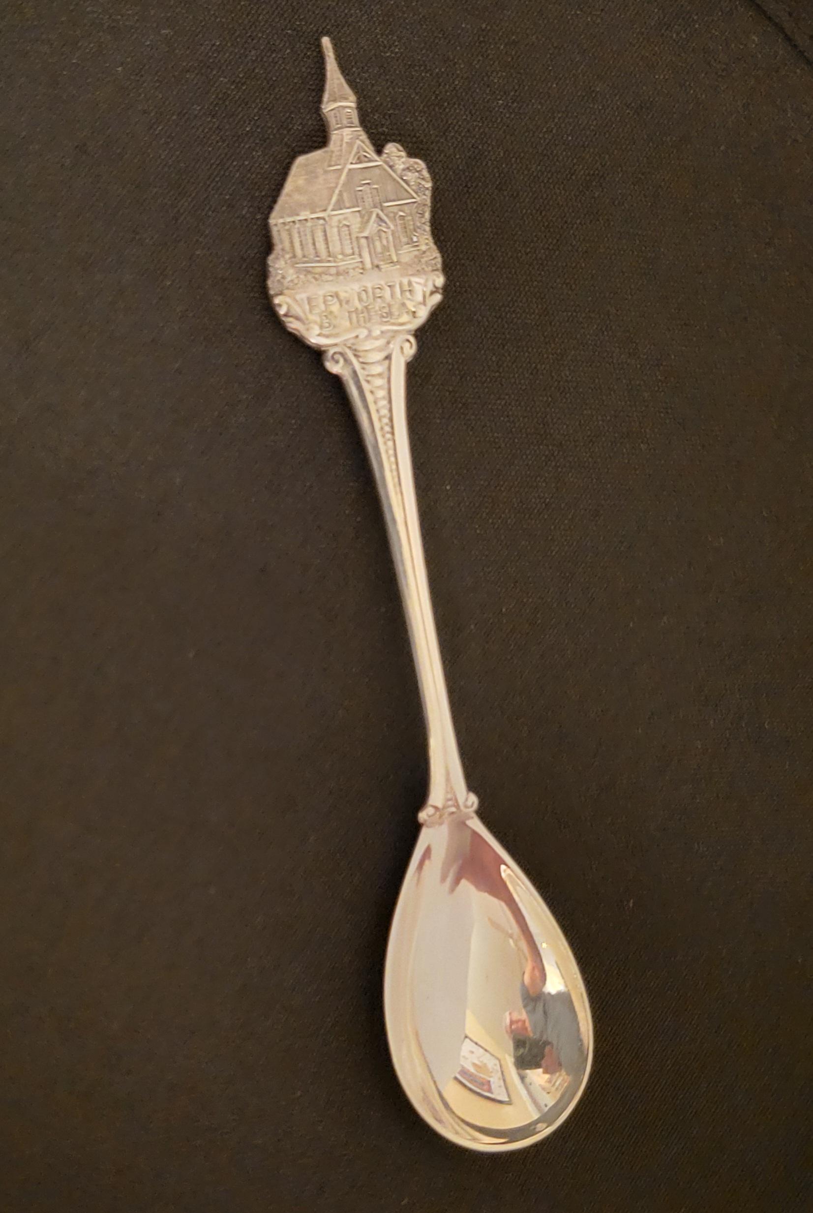 Epworth by the Sea Church Souvenir Spoon Holland HH 90 Silver Plate St Simons Island