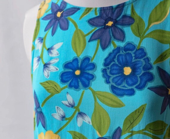 Vintage 90s slip dress floral summer holiday beac… - image 6