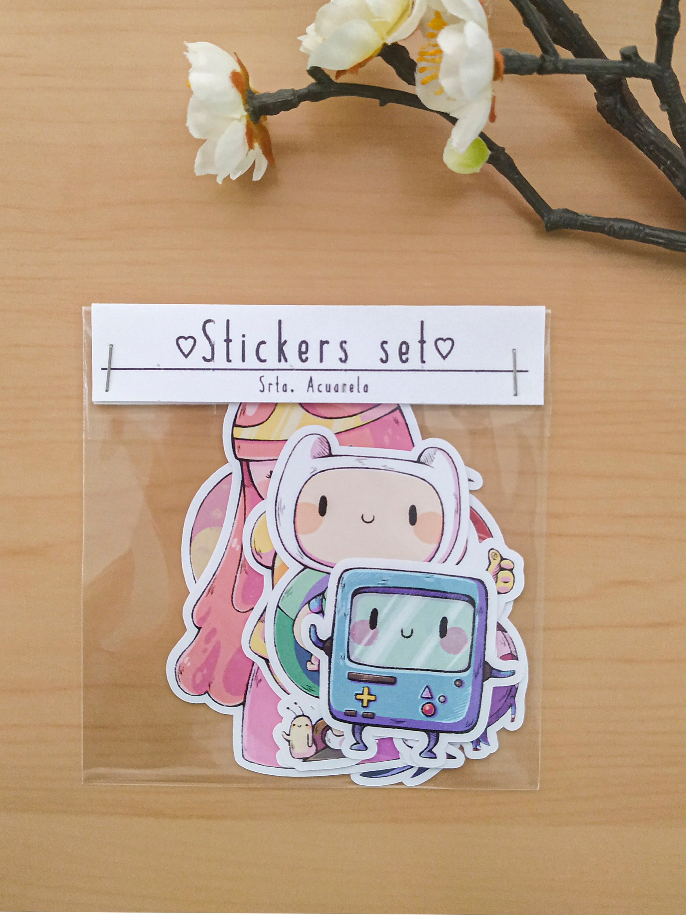 Adventure Time Print Sticker Set FREE STICKER - Etsy