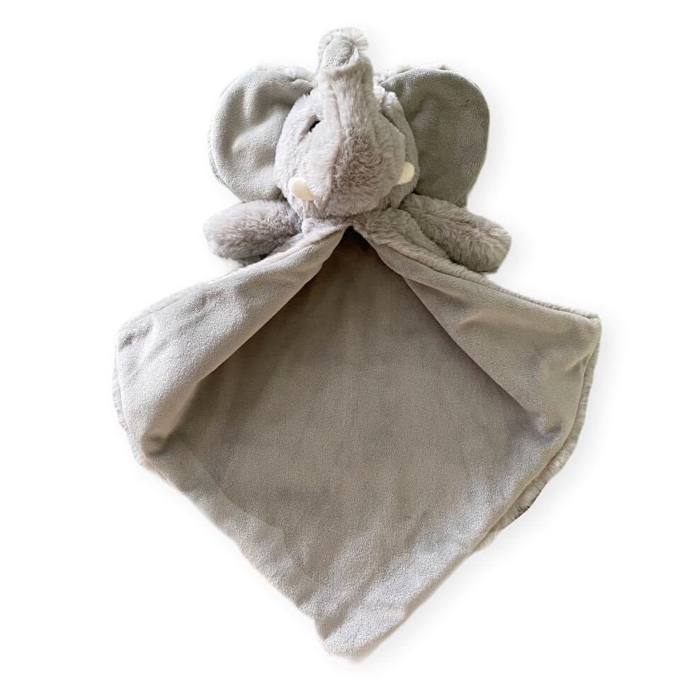 Personalized Elephant Blankie Elephant Lovey Personalized Etsy