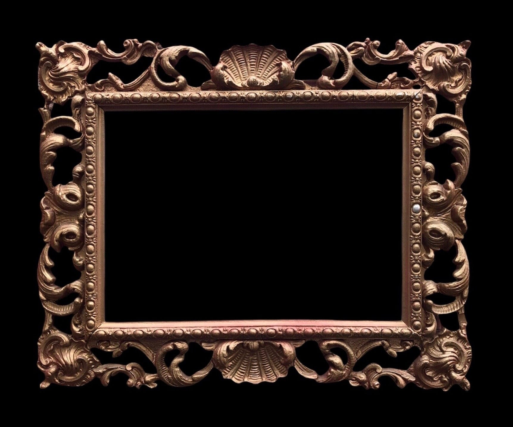 Stunning Antique Florentine Carved Gilt Wood Picture Frame - Etsy