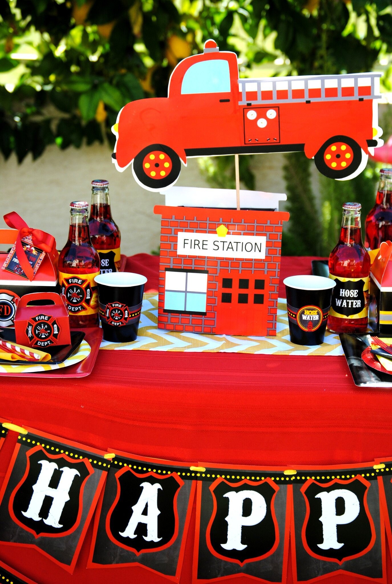 FIRE FIGHTER Party Fireman Birthday Fire Station Party Boy Birthday Party Fire Fighter