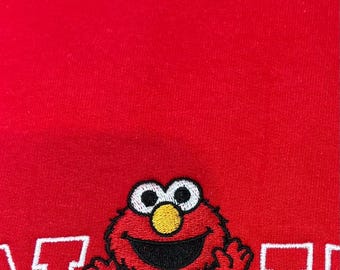 Red monster crewneck