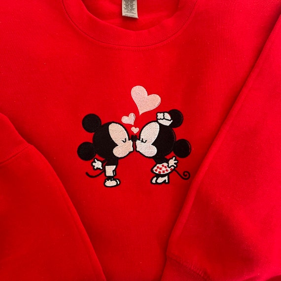Sweetheart Crewneck Vintage Mickey and Minnie Sweatshirt, Disney Valentines  Day Sweatshirt, Disney Valentine's Day Shirt, Mickey Minnie Vale