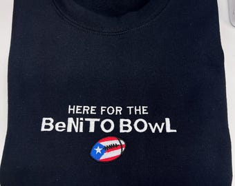 Benito Bowl sweatshirt | Bad Bunny Crewneck | unisex