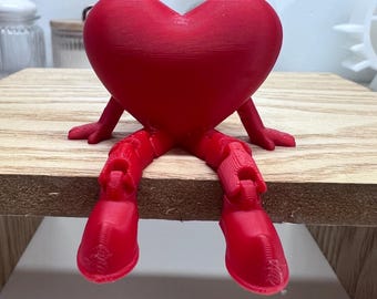 Herz Schreibtischspielzeug 3d