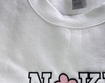 cherry blossom crew | flower crewneck | floral |