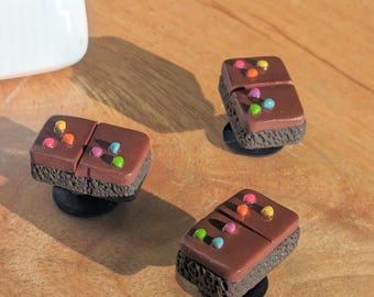 Cosmic Brownie Shoe Charm