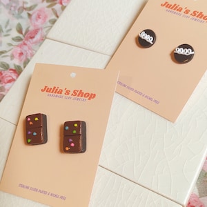 Cosmic Brownie & Snack Cupcake Studs