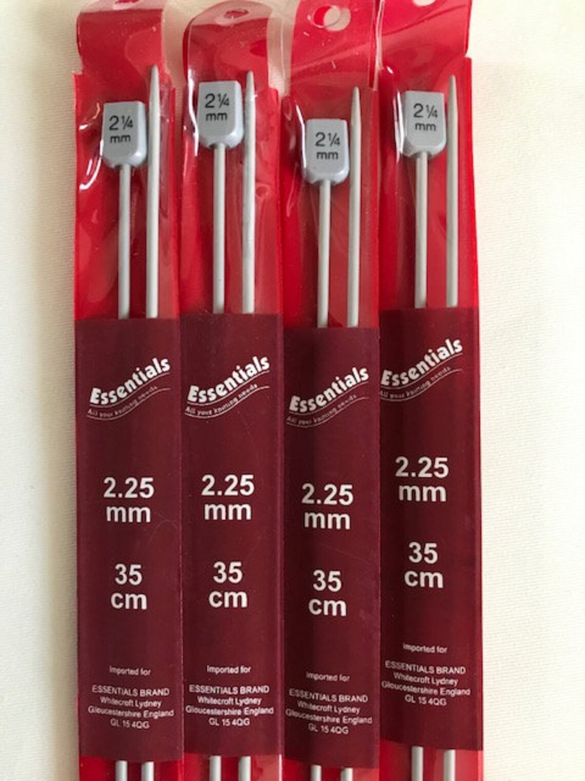 KNITTING NEEDLES/Pins 2mm 3.75mm Knobbed Pairs 35cm Long Etsy