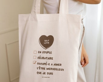 Tote bag self love