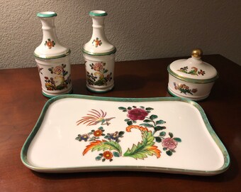 Items Similar To Spring Nymph Milk Glass Powder Jar By L E Smith
