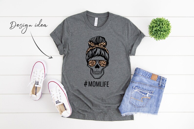 Download Mom life skull cheetah SVG PNG sublimation design download | Etsy