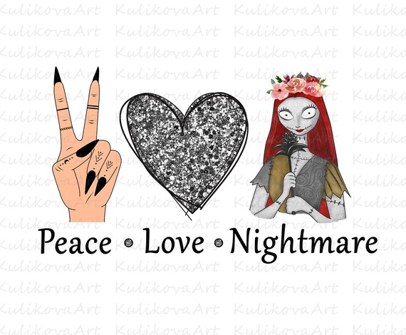 Free Free 247 Peace Love Nightmare Svg SVG PNG EPS DXF File