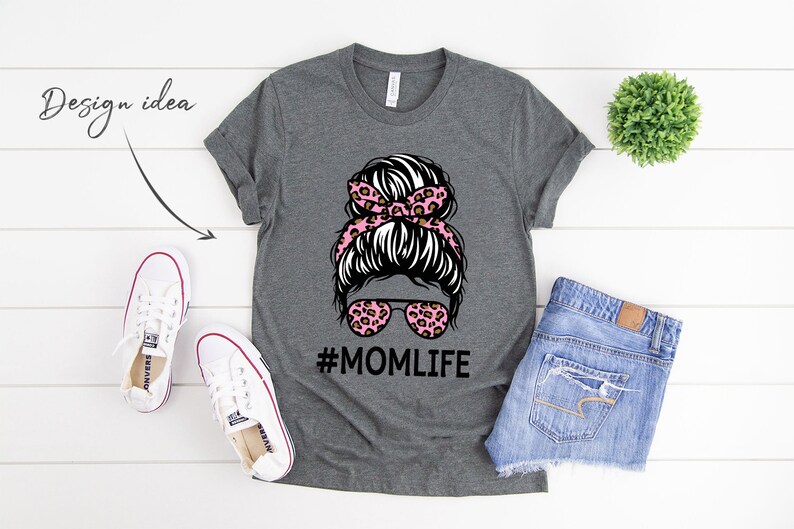 Download Pink Leopard Mom Skull SVG PNG Momlife skull cheetah | Etsy