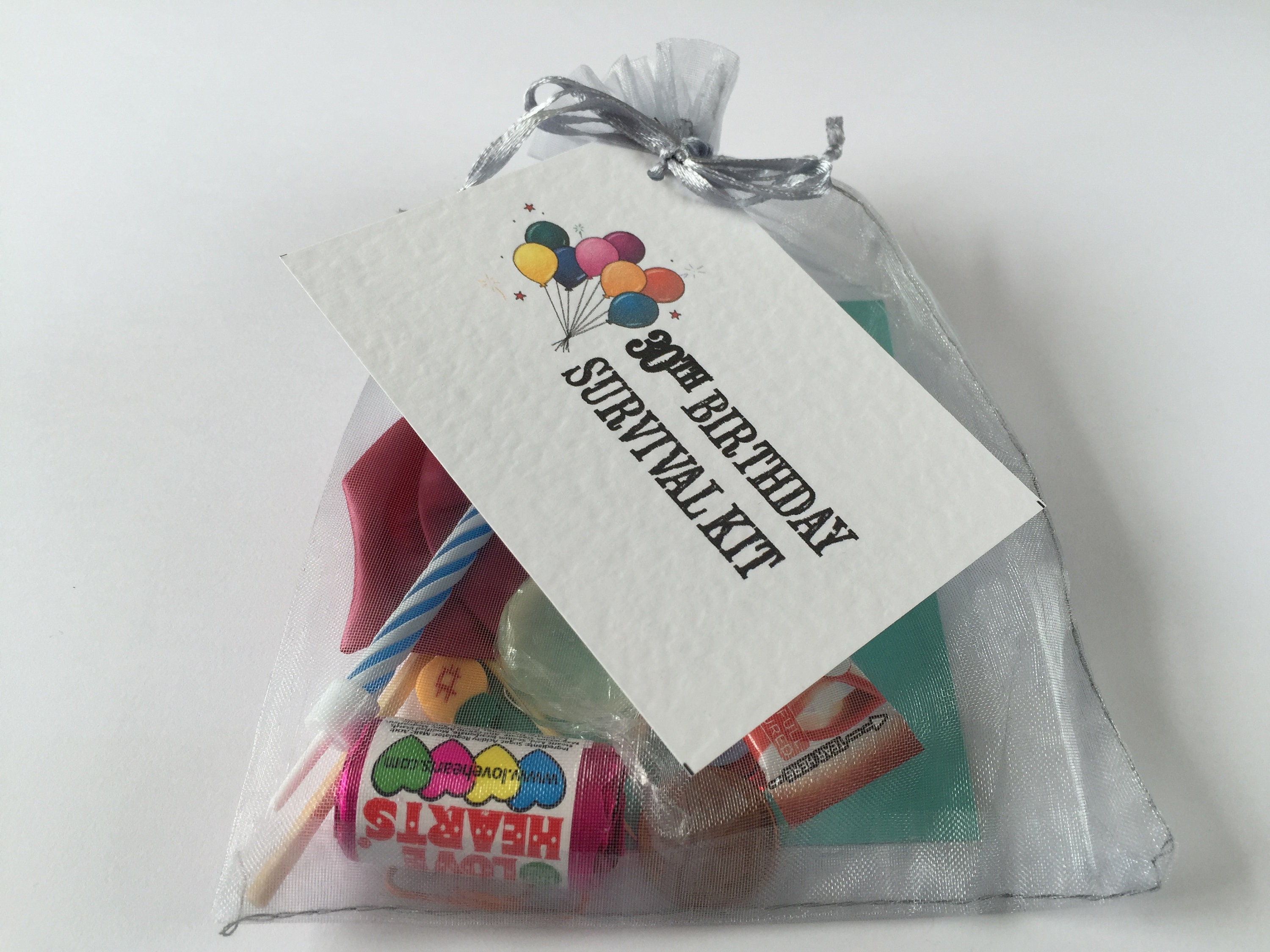 30th Birthday Survival Kit In A Can. Fun Happy Birthday Gift & Card. OTHER COLOURS AVAILABLE