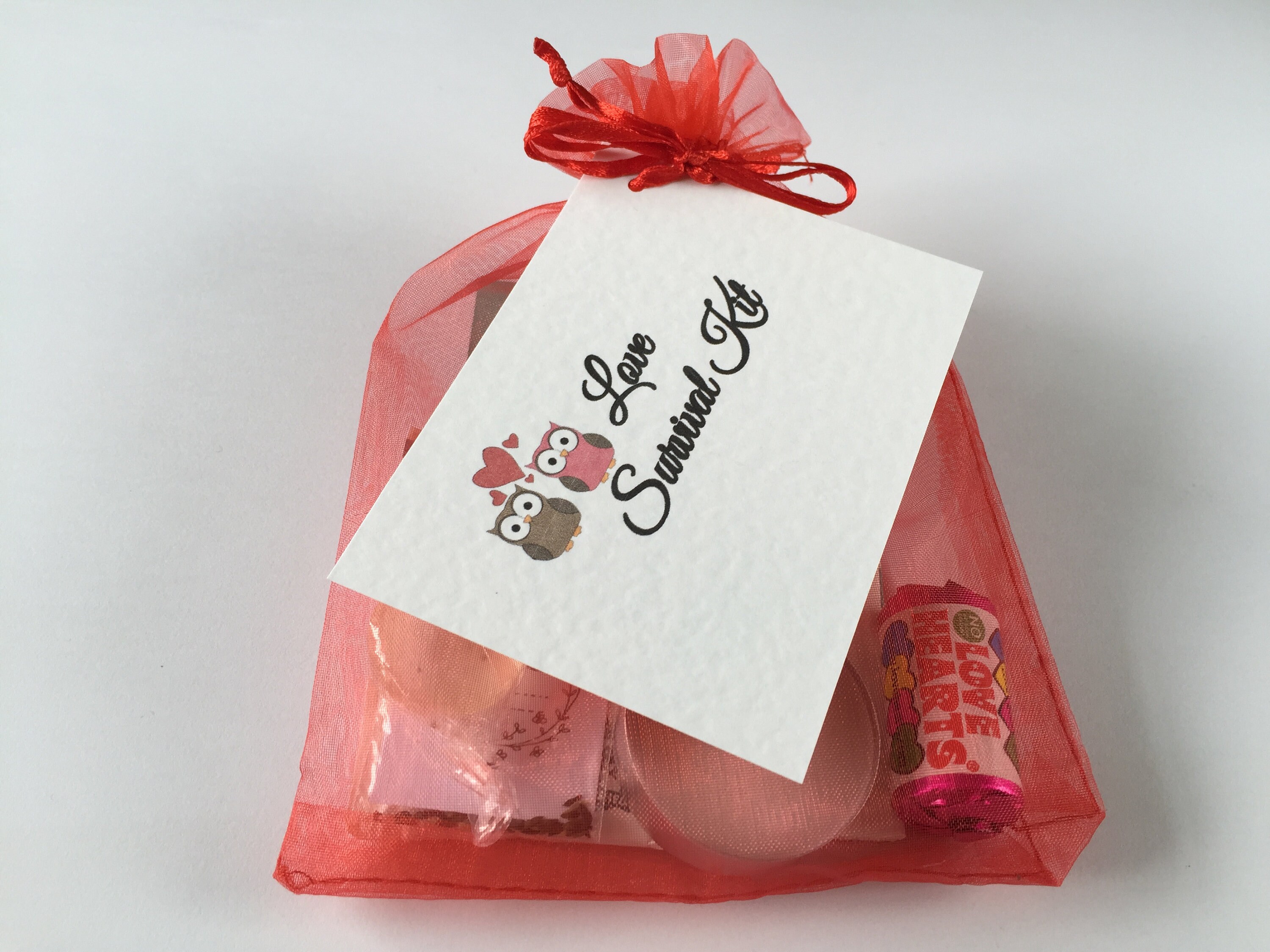 Love Survival Kit Novelty Personalised Gift Friendship Gift Card