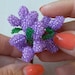 see more listings in the Bead brooch flower section